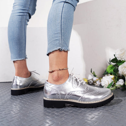 Women's Lace Up Brogues Oxfords