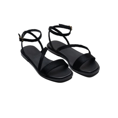 🔥LAST DAY SALE-49% OFF🔥Grace Flat Sandals Black