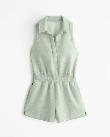 KNIT Polo Romper(BUY 2 FREE SHIPPING)