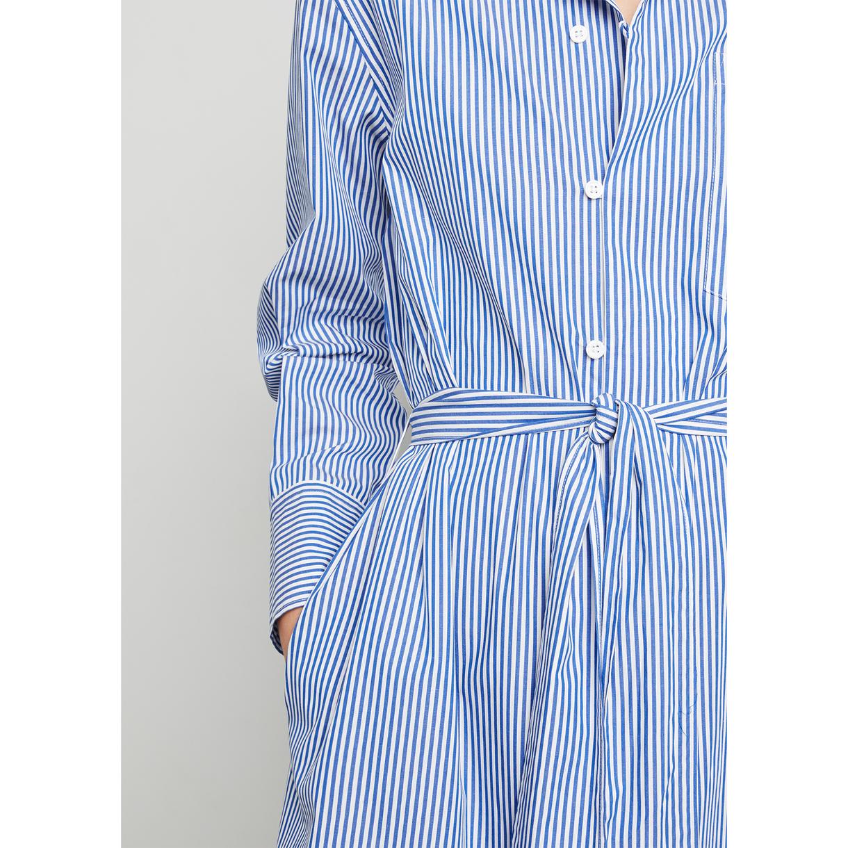 Women's Striped Tunic Shirt Dress