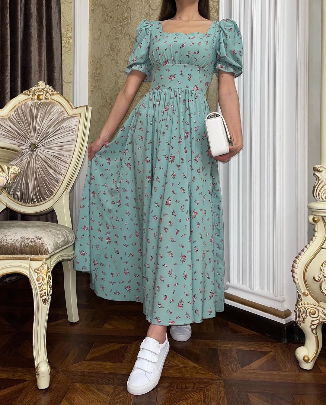 Women's Vacation Casual Lantern Sleeve Waist Dresses