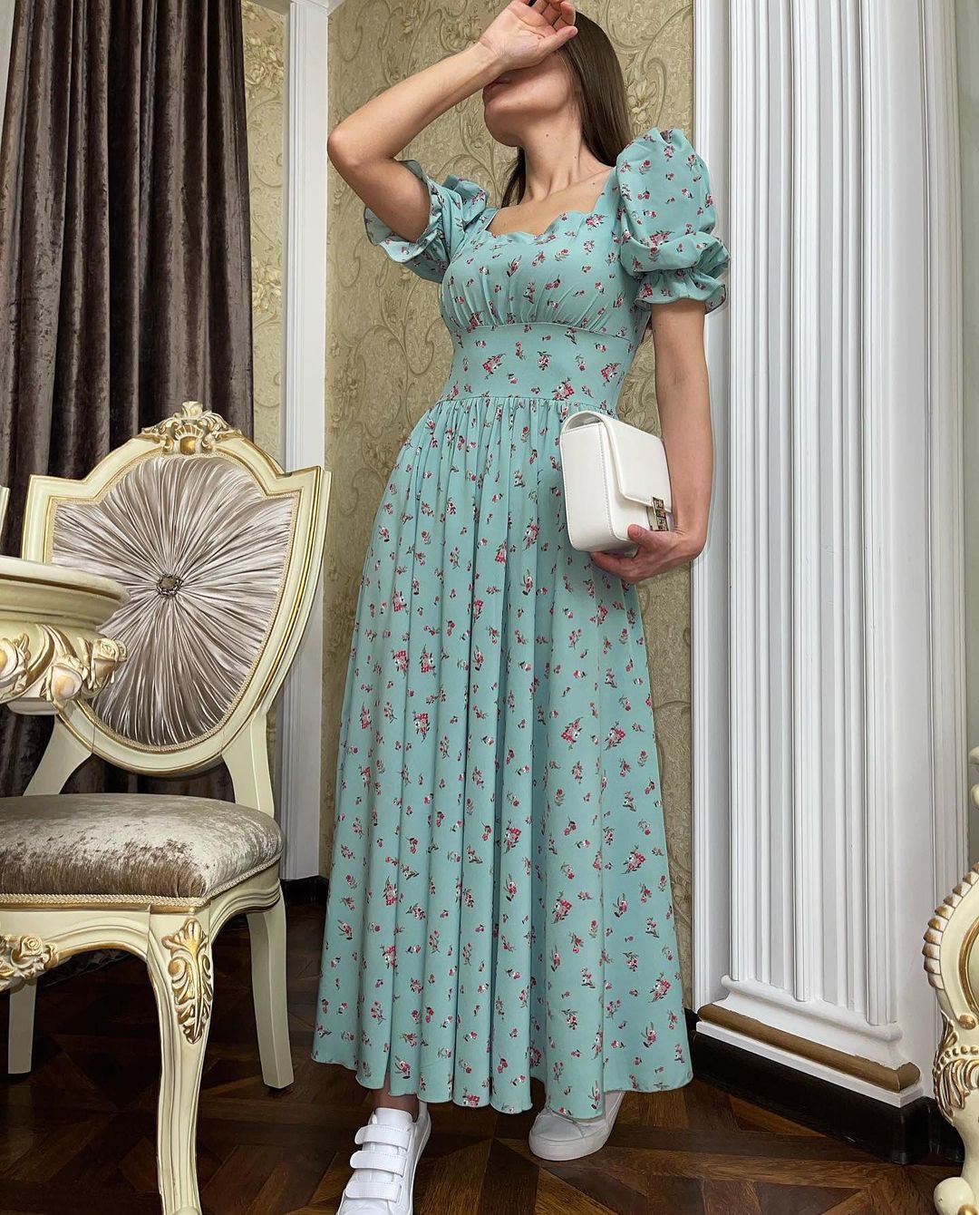 Women's Vacation Casual Lantern Sleeve Waist Dresses