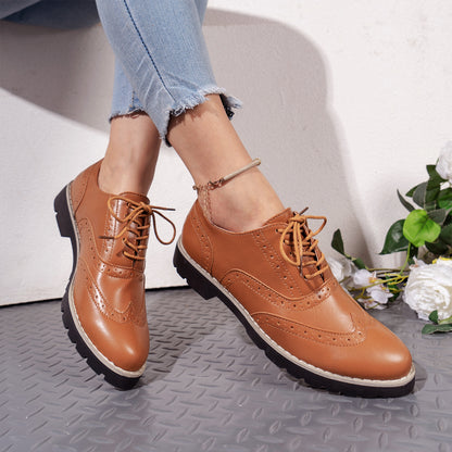 Women's Lace Up Brogues Oxfords