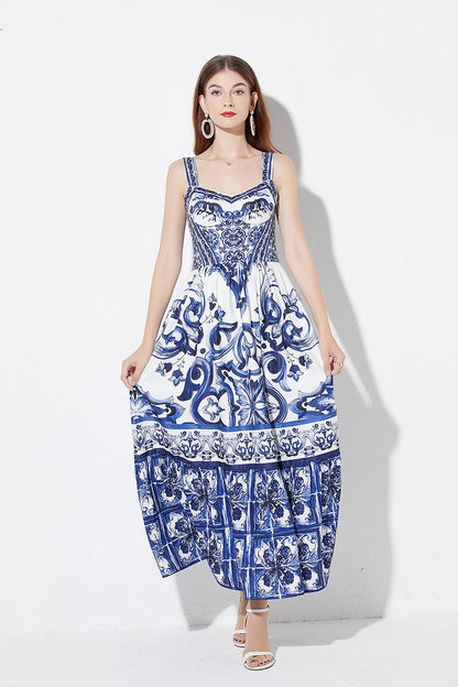 🔥Last Day 49% OFF🔥Porcelain Maxi Dress