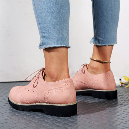 Women's Lace Up Brogues Oxfords