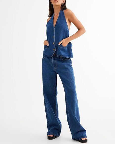 Women's Two Piece Denim Set