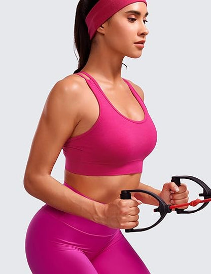 Womens Seamless Strappy Longline Sports Bra