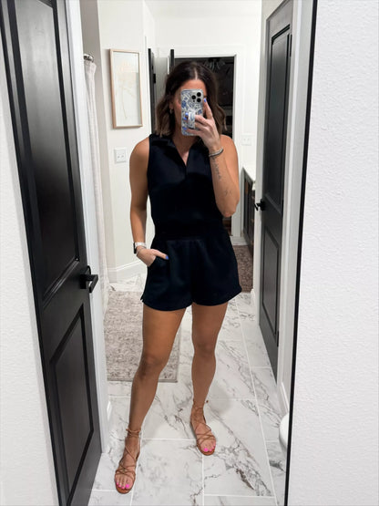 KNIT Polo Romper(BUY 2 FREE SHIPPING)