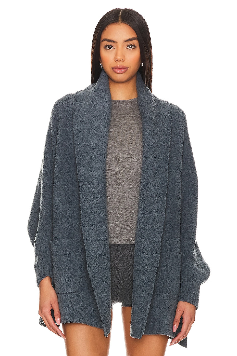 Women's Winter Plush Shawl Coat