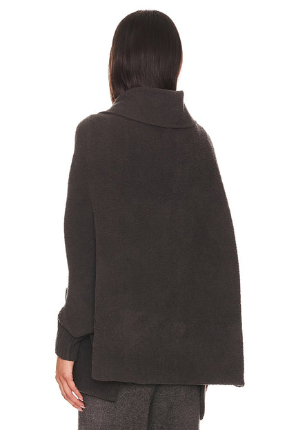 Women's Winter Plush Shawl Coat