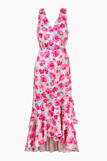 🔥LAST DAY SALE-49% OFF🔥WILLOW FLORAL WRAP MAXI DRESS