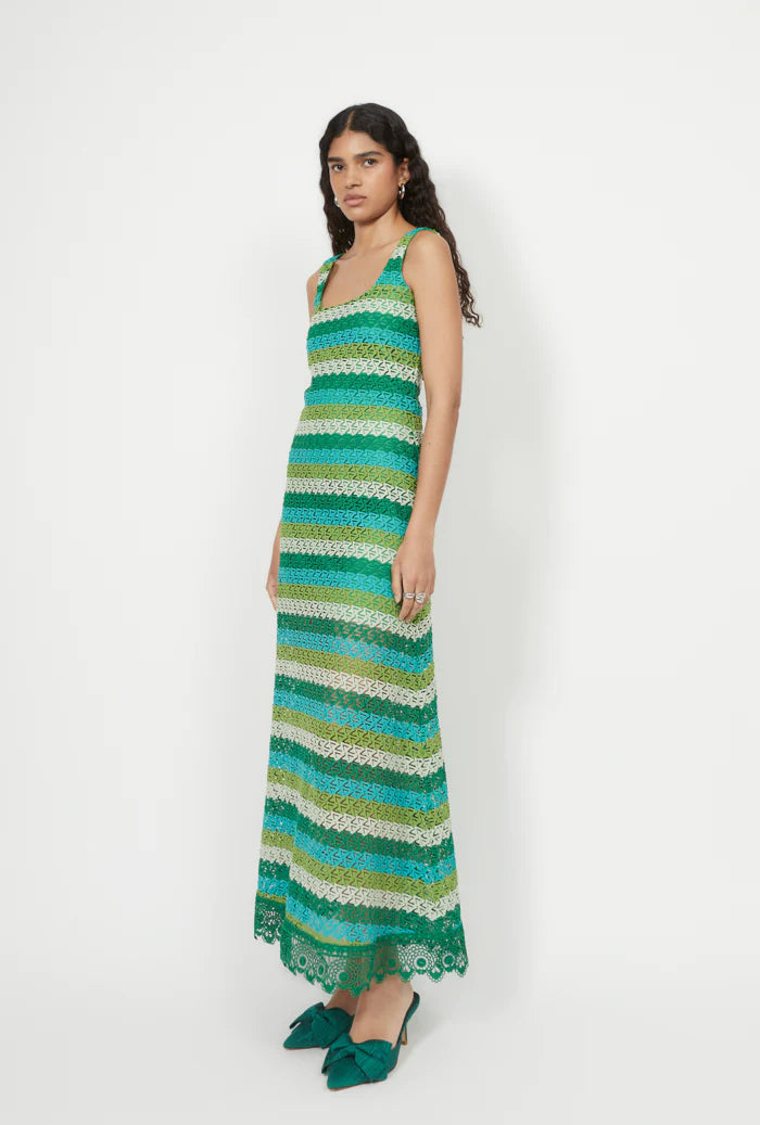 PALMARITO MAXI DRESS GREEN