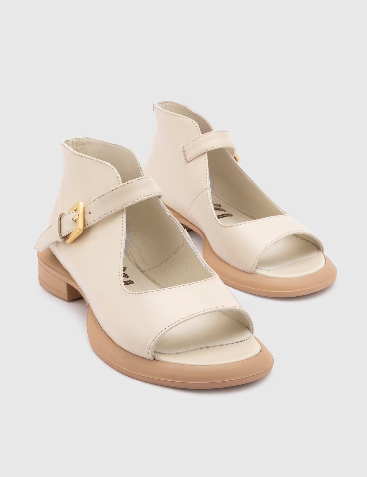 🔥LAST DAY SALE-49% OFF🔥Cream floter leather women's sandals