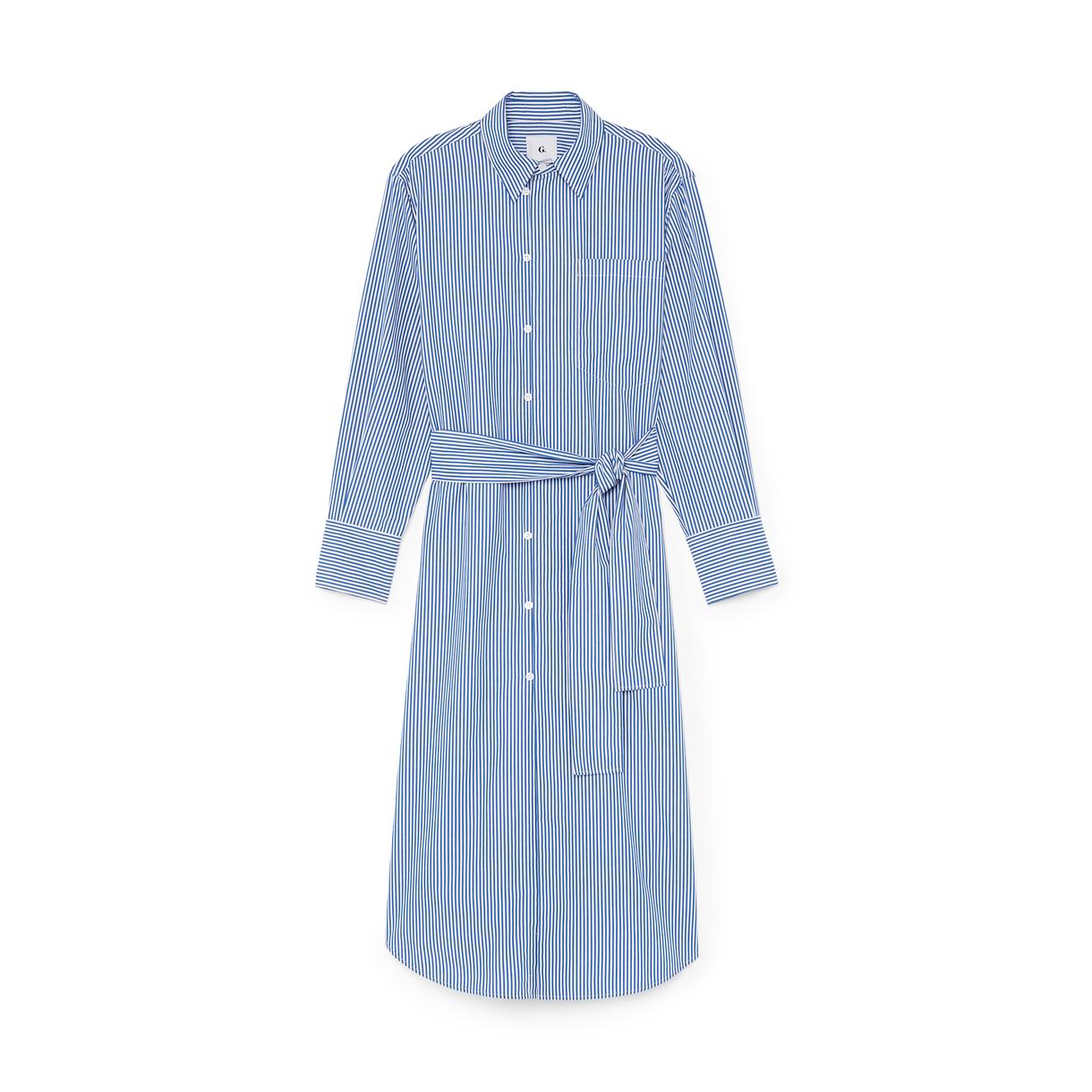 Women's Striped Tunic Shirt Dress