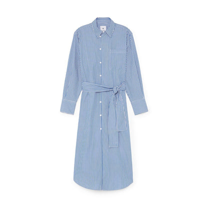 Women's Striped Tunic Shirt Dress