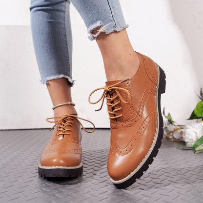 Women's Lace Up Brogues Oxfords