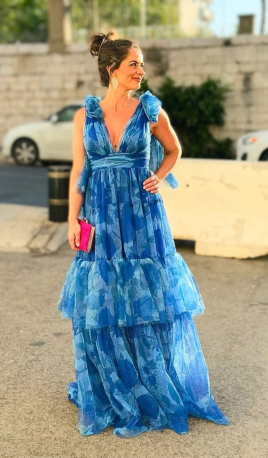 Blue Daisy Dress