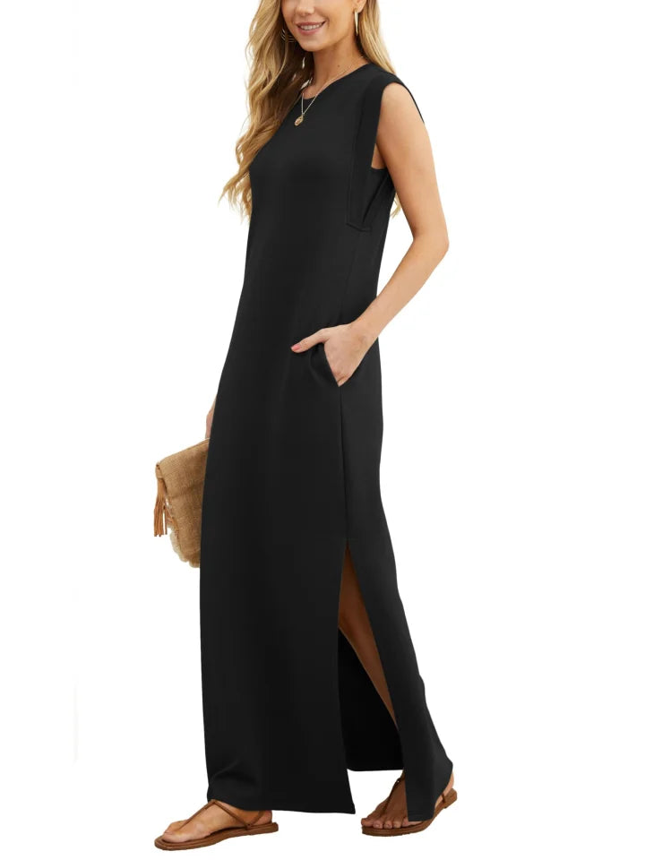 Casual Loose Split Wrinkle-Free Dress