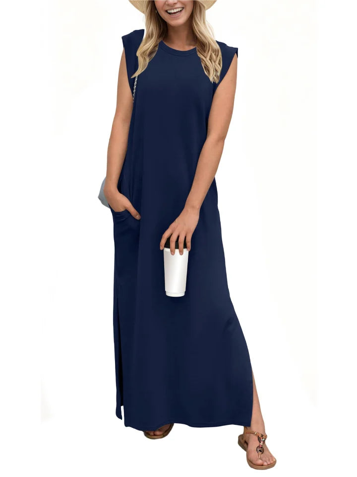 Casual Loose Split Wrinkle-Free Dress