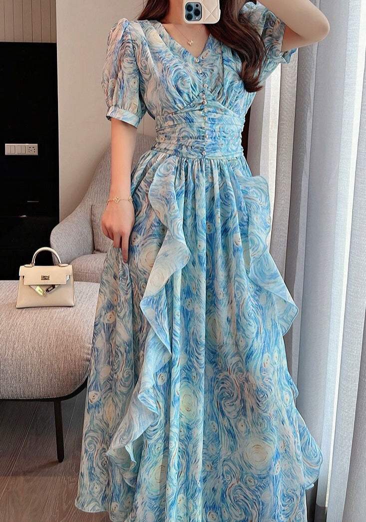 🔥LAST DAY SALE-49% OFF🔥Starry Night Sleeveless Dreamy Long Dress