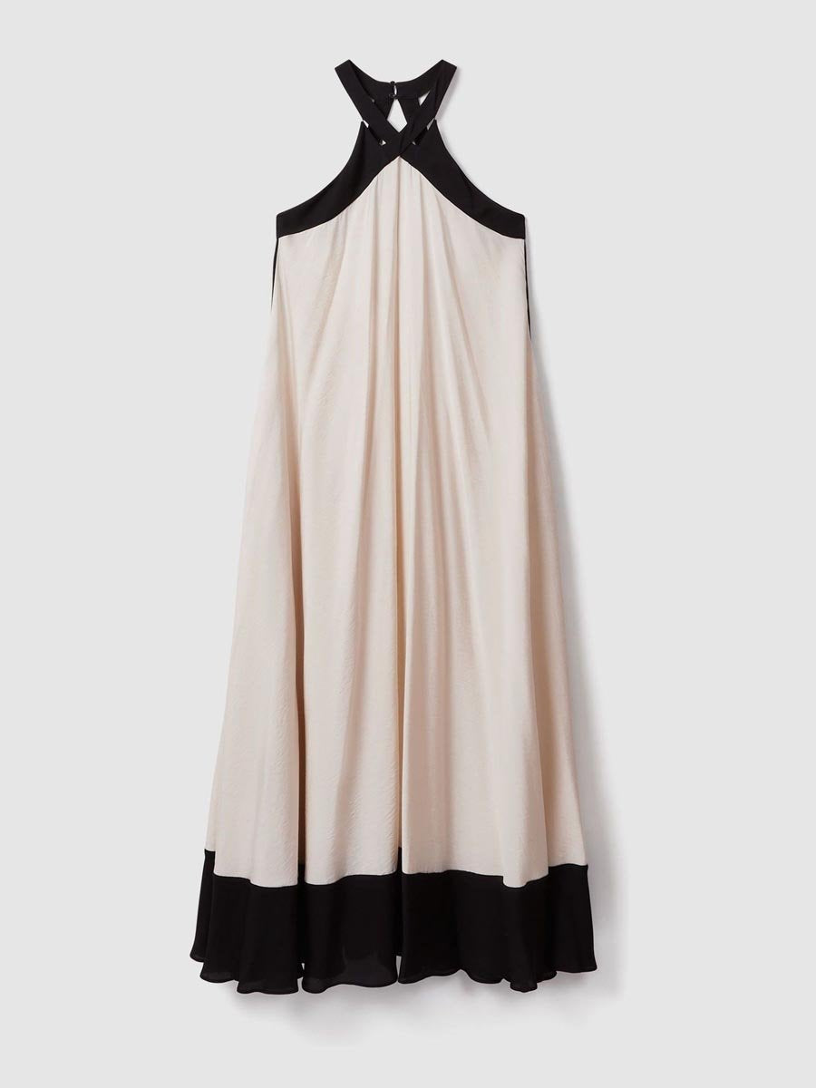 Relaxed Colourblock Maxi Dress