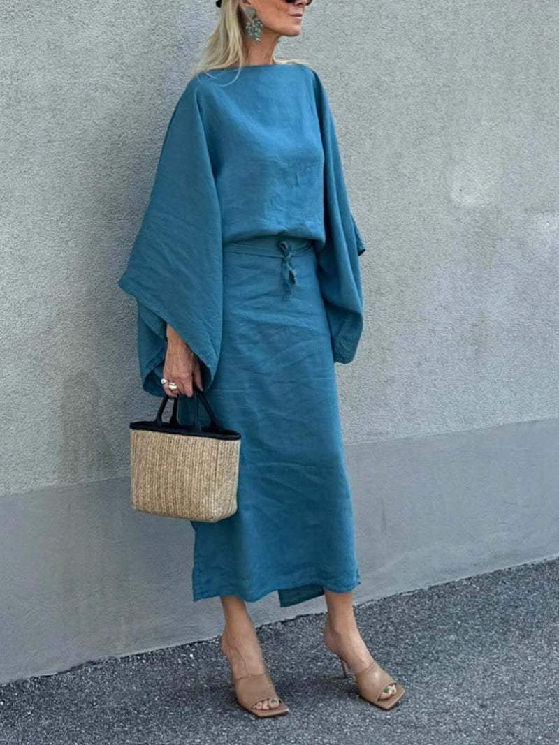 Linen Kimono Dress