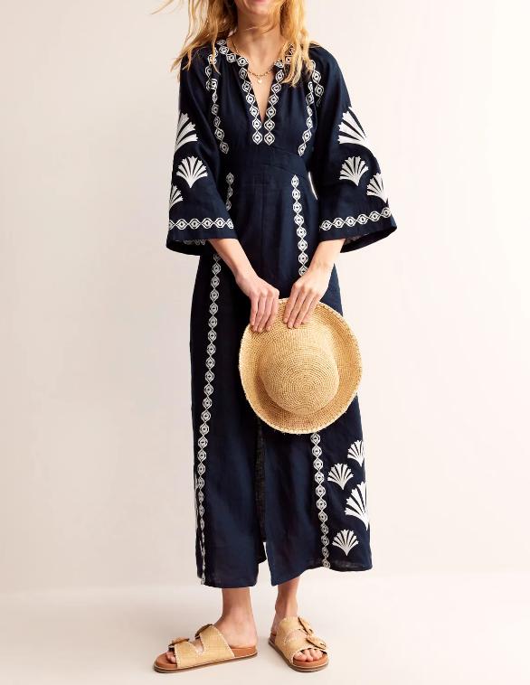 SS24 Embroidered Loose Dress