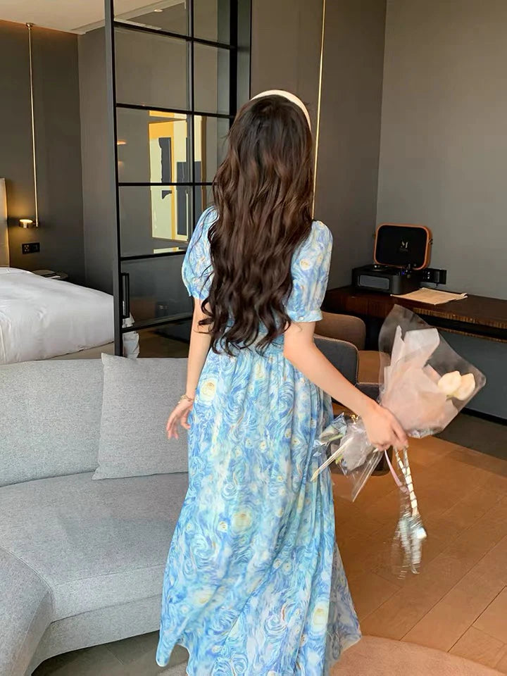 🔥LAST DAY SALE-49% OFF🔥Starry Night Sleeveless Dreamy Long Dress