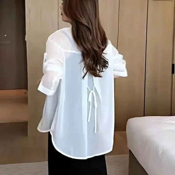 🎁 LAST DAY SALE 50% OFF 🔥 Summer Sunscreen Chiffon Shirt 🔥